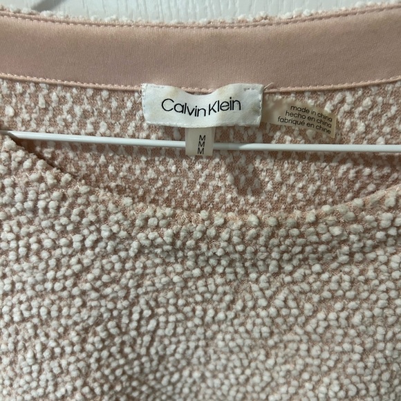Blush Calvin Klein Women Top Sweater Shirt - Picture 2 of 4